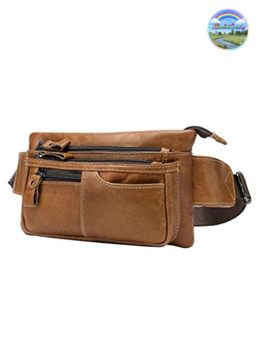 Genuine Leather Waist Pack Belt Bag Fanny Hip Bum Purse Travel Hiking Running